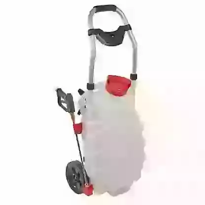 Upright two-wheel sprayers